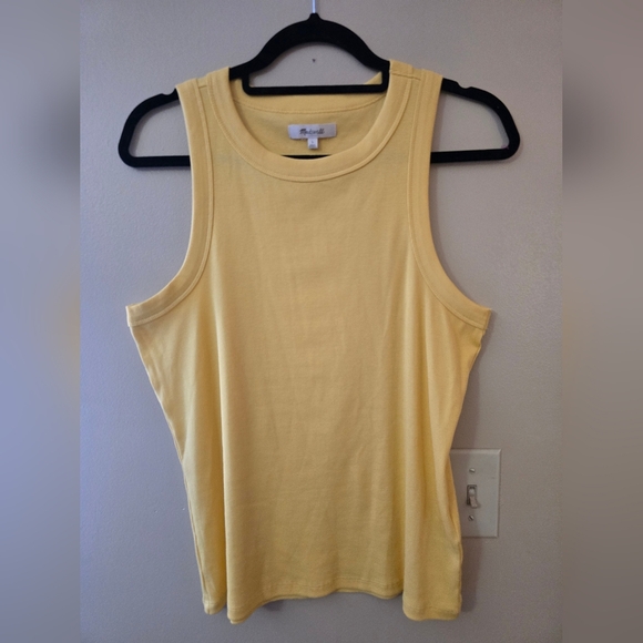 Madewell Tops - Madewell Yellow Tank Top